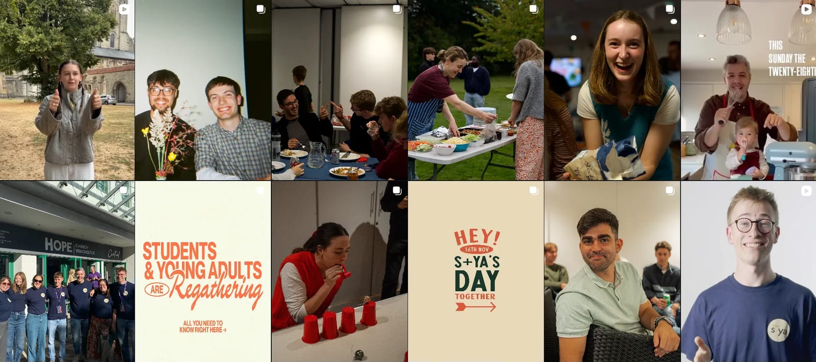 Recent posts from the Hope Students Instagram feed